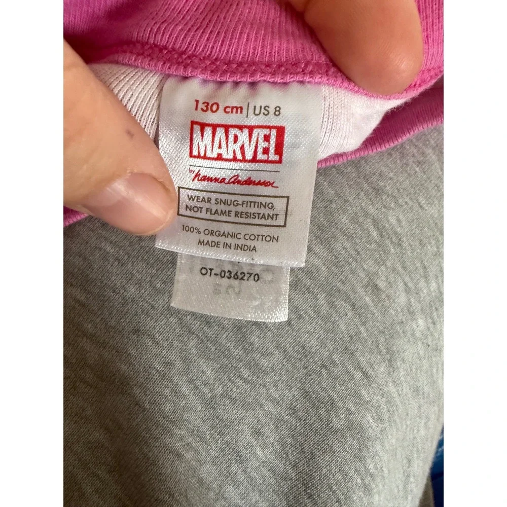 Hanna Andersson x Marvel ghost spider two piece pajama‎ set pink